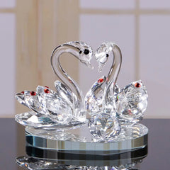 Kristallschwan Deko – Modernes Design – 15*10*8cm