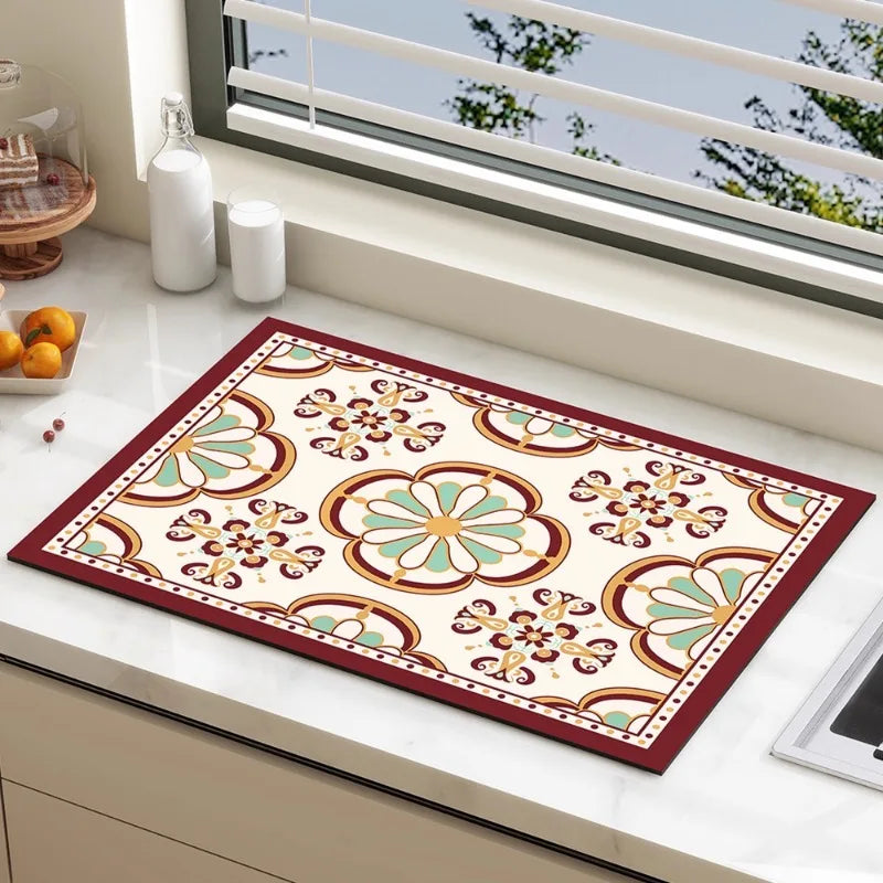 Trocknungsmatte - Diatomeen-Schlamm - Verschiedene Grössen/Unifarben