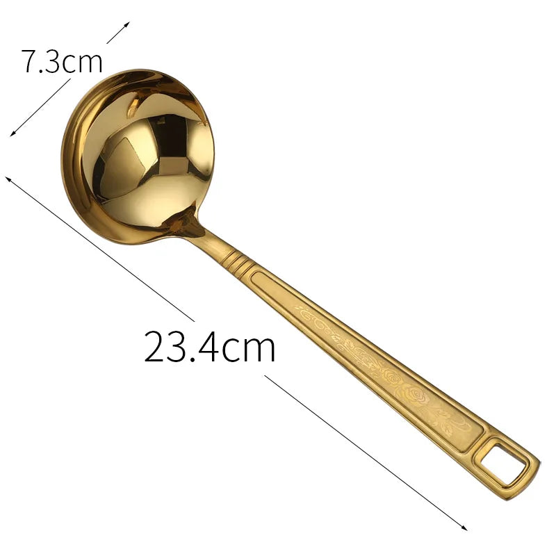 Küchenutensilien Set – Edelstahl Gold – Vielseitig Einsetzbar