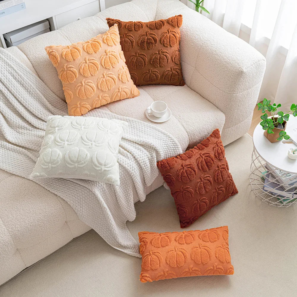 Geometrische Plüsch Kissenbezüge – 100% Polyester – 3 Grössen