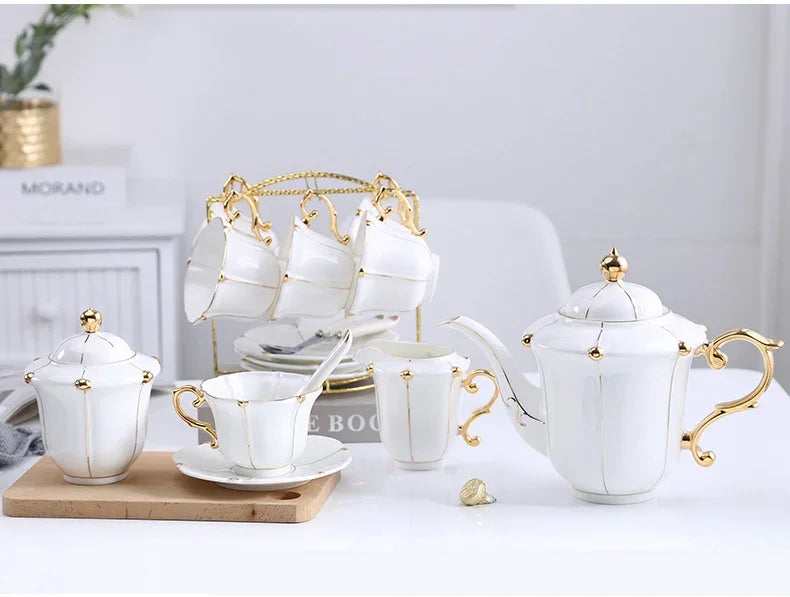 Britisches Bone China Kaffeeset – Edles Design