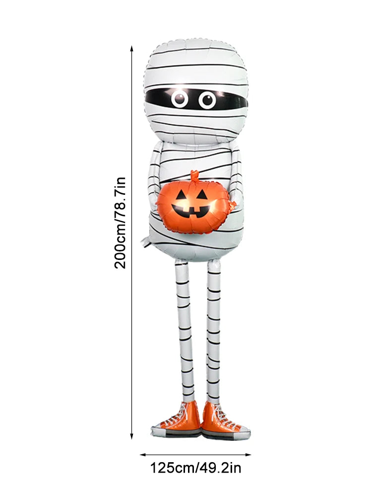 Halloween Mumienballon – Folien-Design – Partydeko