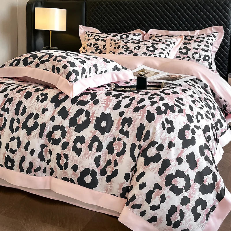 Tencel Bettwäsche – Leopardenmuster – 200x230cm