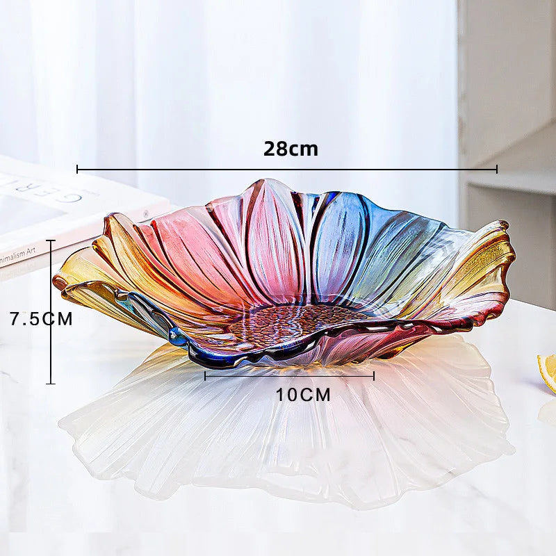 Obstteller – Nordisches Glas – 10 Zoll