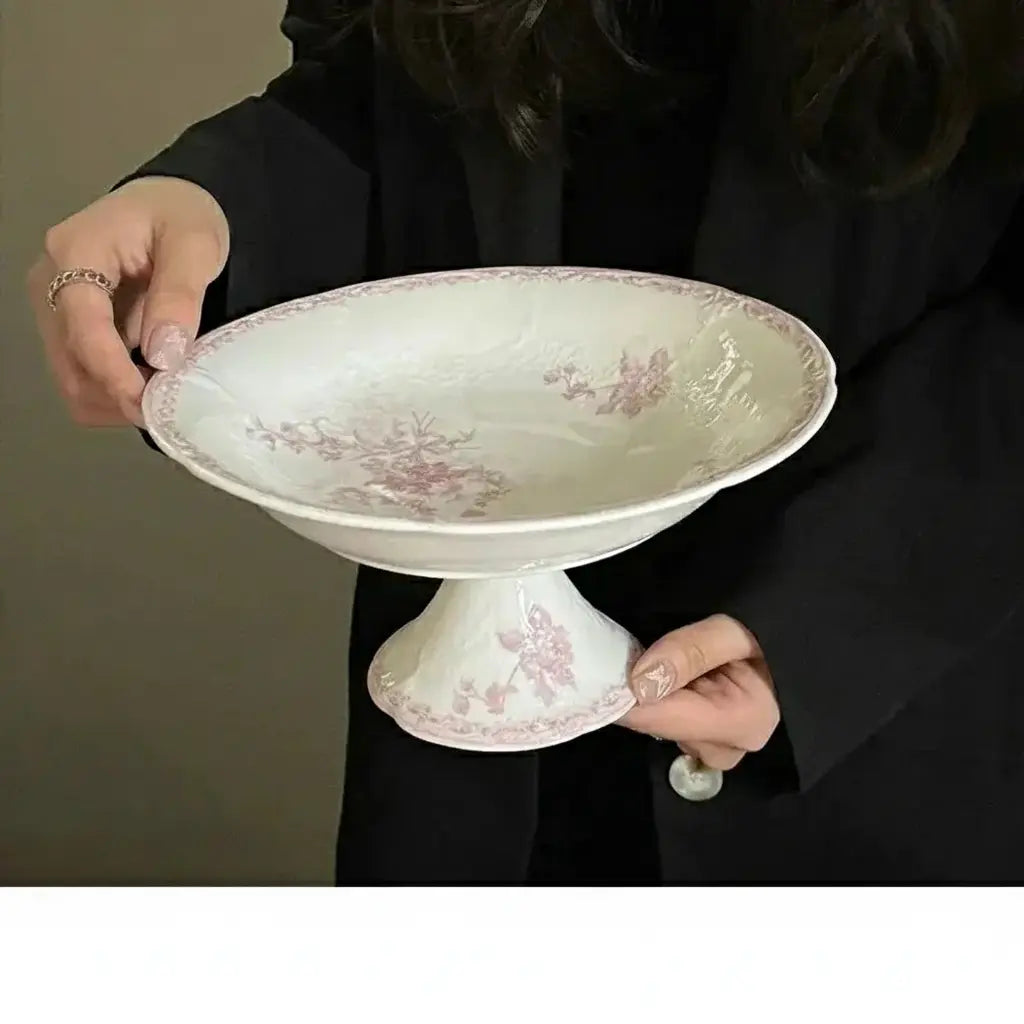 Französisches Keramiktablett – Elegante Esszimmerdeko