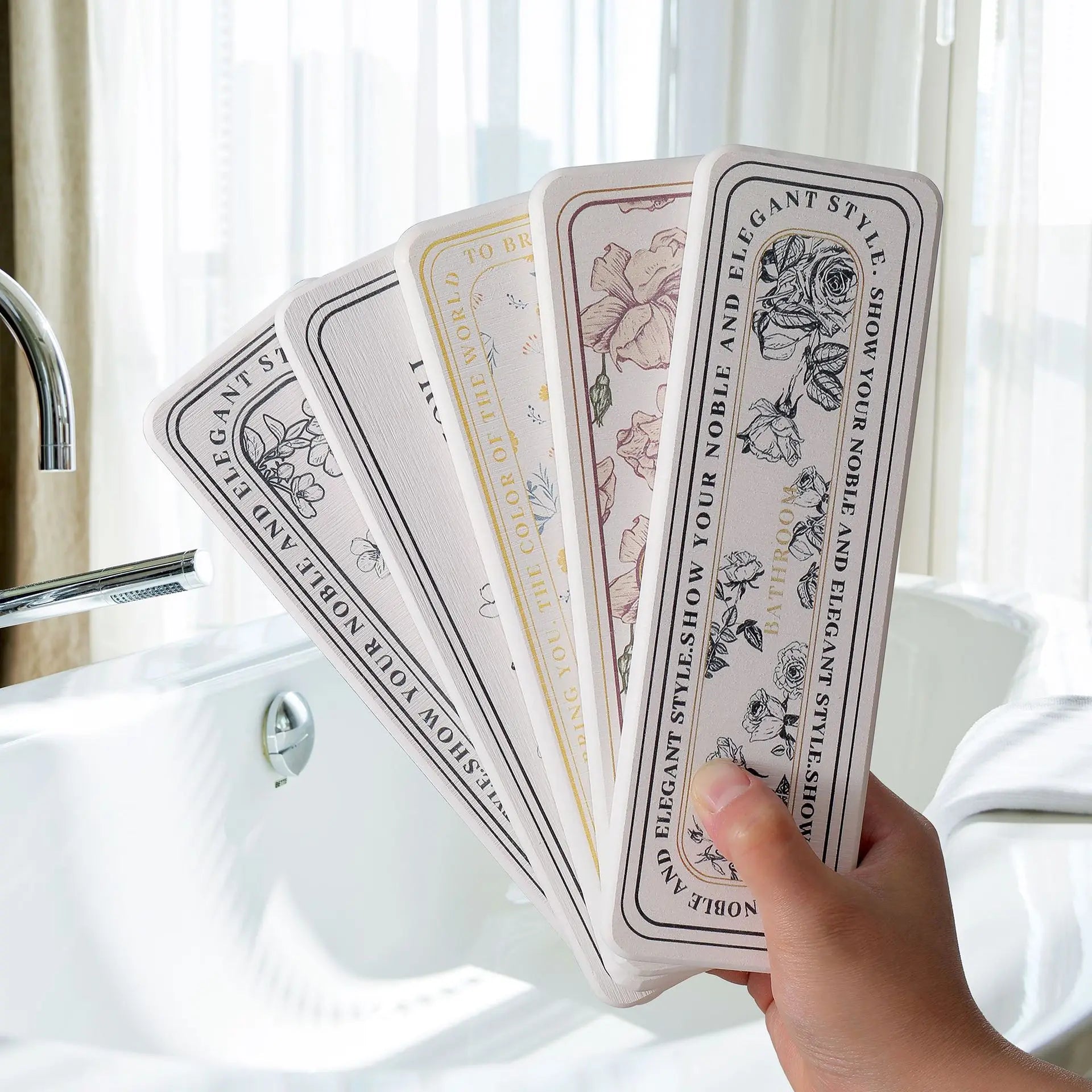 Schnell Trocknende Diatomit-Matte – Stein Design – Wasserabsorbierend