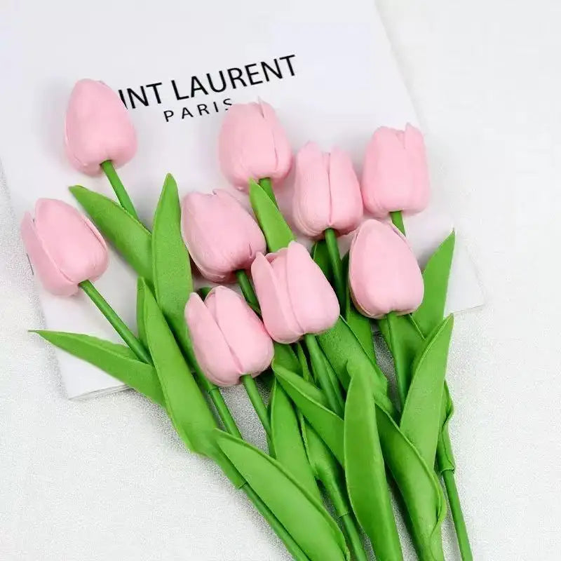 Künstliche Tulpen – PU Echt-Touch – 34cm für Zuhause