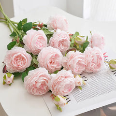 Künstliche Rose – Seidendesign – 60 cm Innenbereich