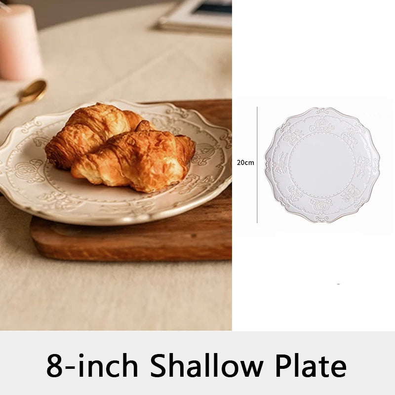 Keramik Geschirrset – Handgefertigt, Off White