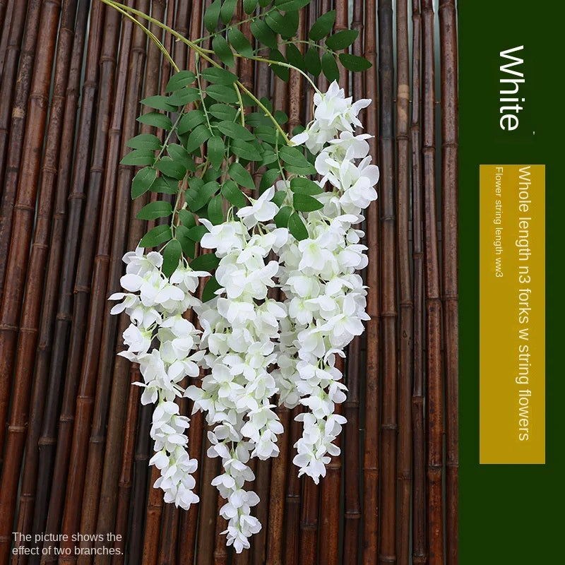 Künstliche Wisteria – Seiden-Design – 96cm Innenbereich