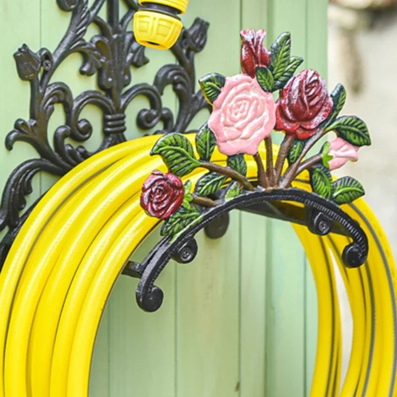 Gartenschlauchhalter – Vintage Eisen – Wandmontage