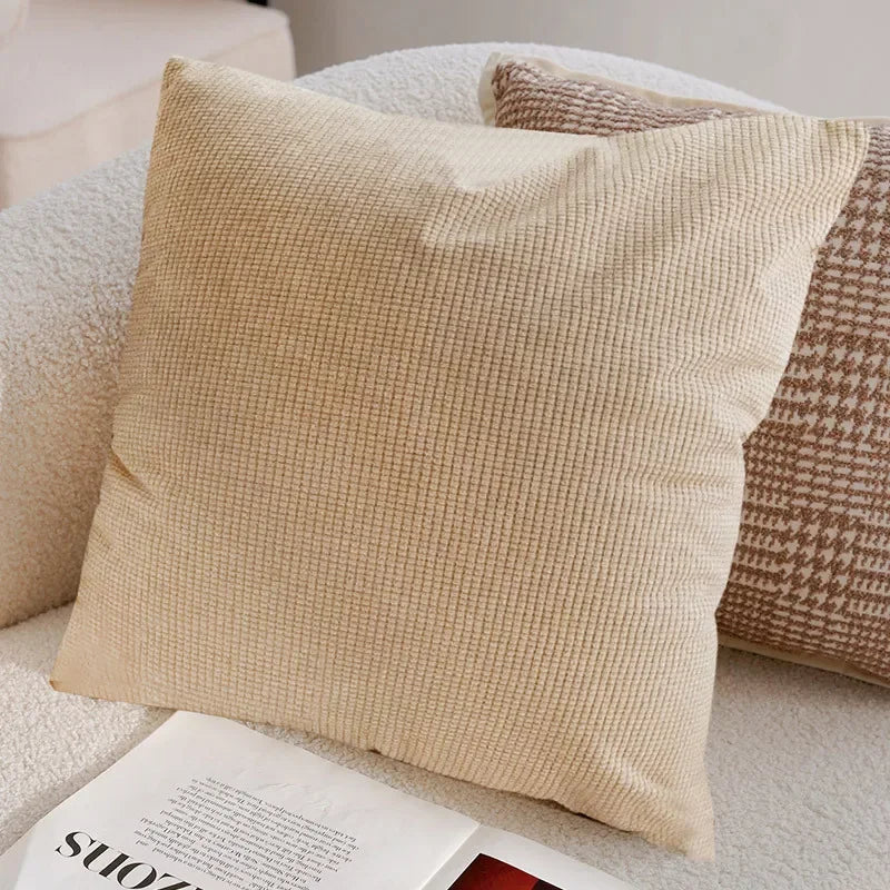 Luxus Kissenhülle – Jacquard Strick 45x45cm