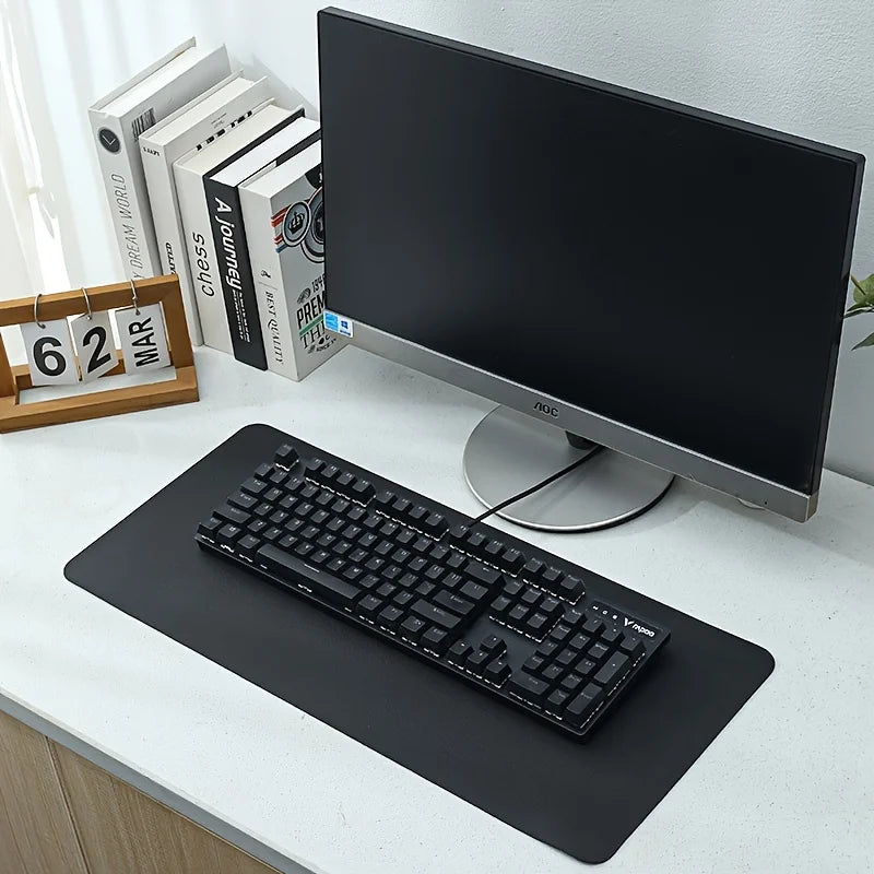PU Leder Mauspad – Einfaches Design – 30x60cm Büro