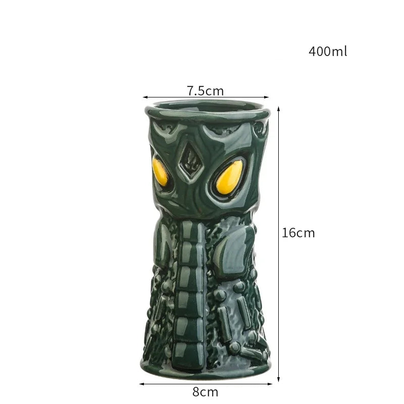 Keramische Tiki-Becher – Amerikanisch Handgemacht – 201-700ml
