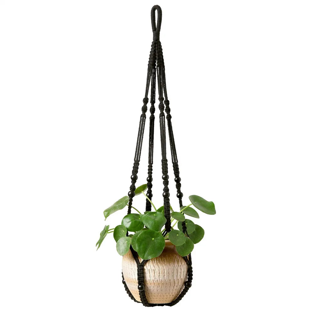 Handgemachter Pflanzenhänger – Boho Makramee Design – Innenbereich