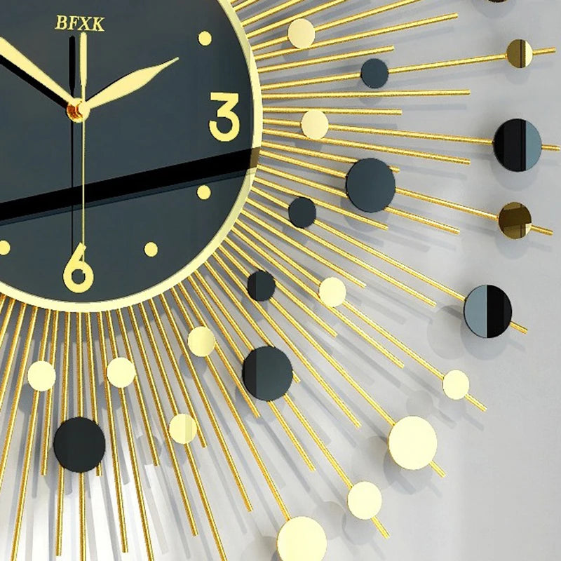 Luxus Wanduhren – Abstraktes Nordic Design – 80 cm