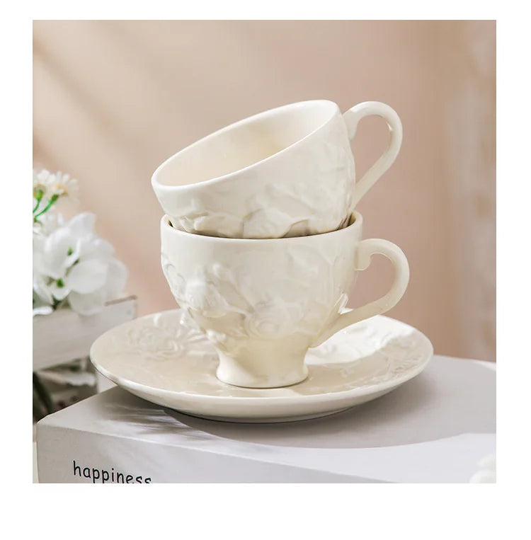 Keramik-Teeset – Porzellan Schwarz Tee – Retro Stil