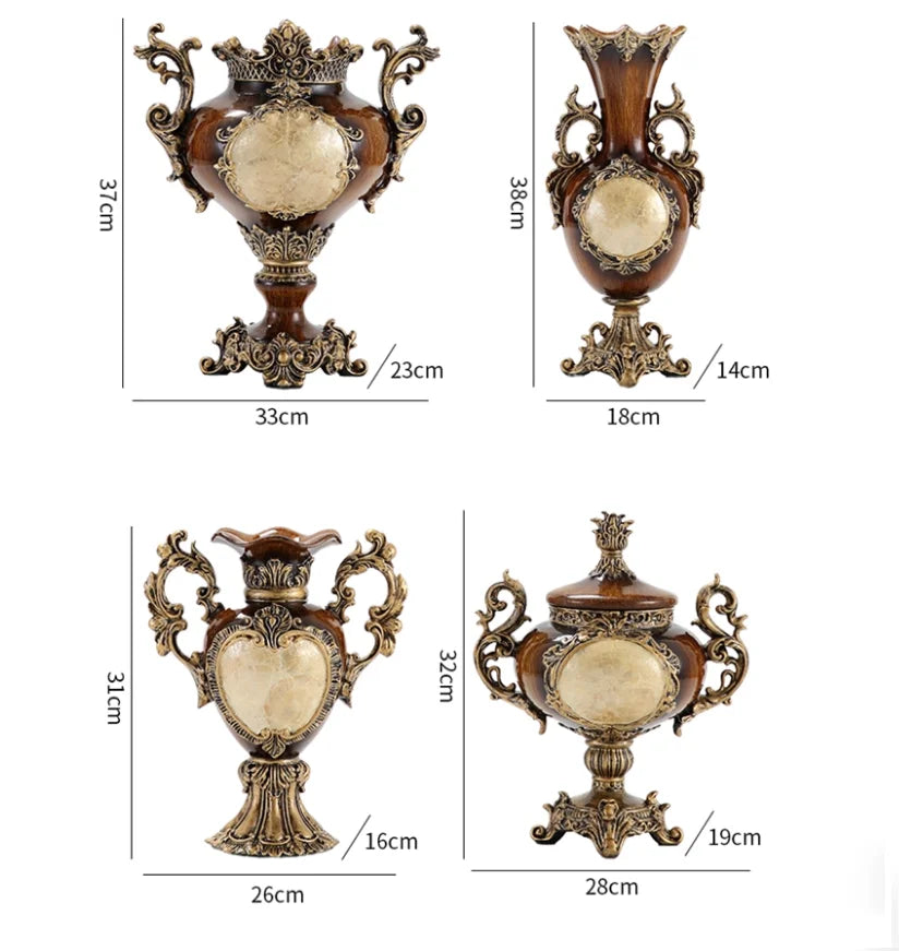 Vase im europäischen Stil - Harz Design - Wohnzimmer Must-have