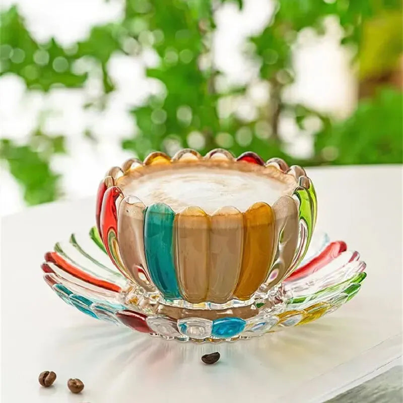 Glasschale – Bunt Gestreiftes Design – Personalisiert