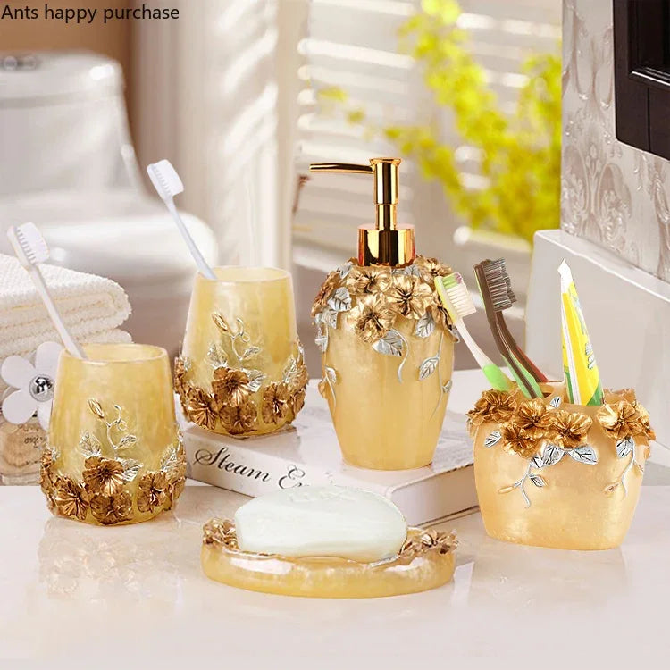 Resin Bad Set – Modernes Design – 5/6 Teile