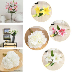 Künstliche Lilien – PU Design – Indoor Deko