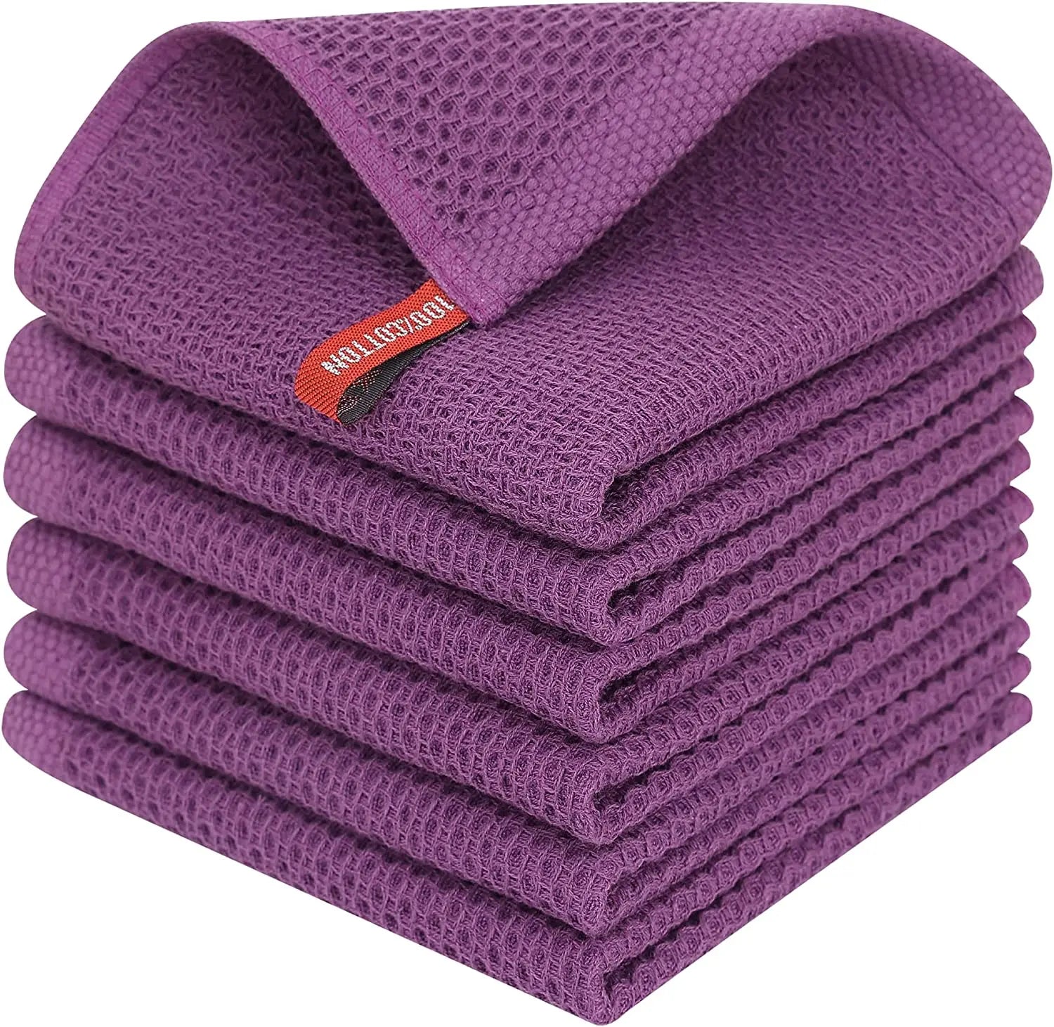Reines Baumwoll-Küchentuchset – Waffelstruktur – 30x30cm