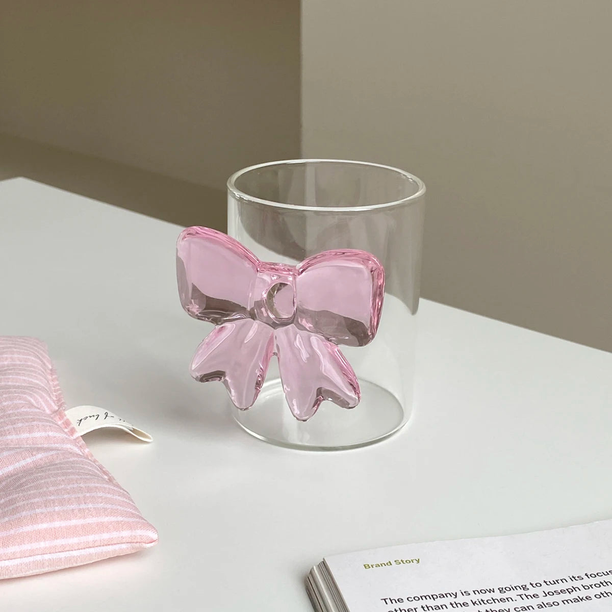 Glas Bow Tie Becher – Handgemacht & Einfach – 301-400ml