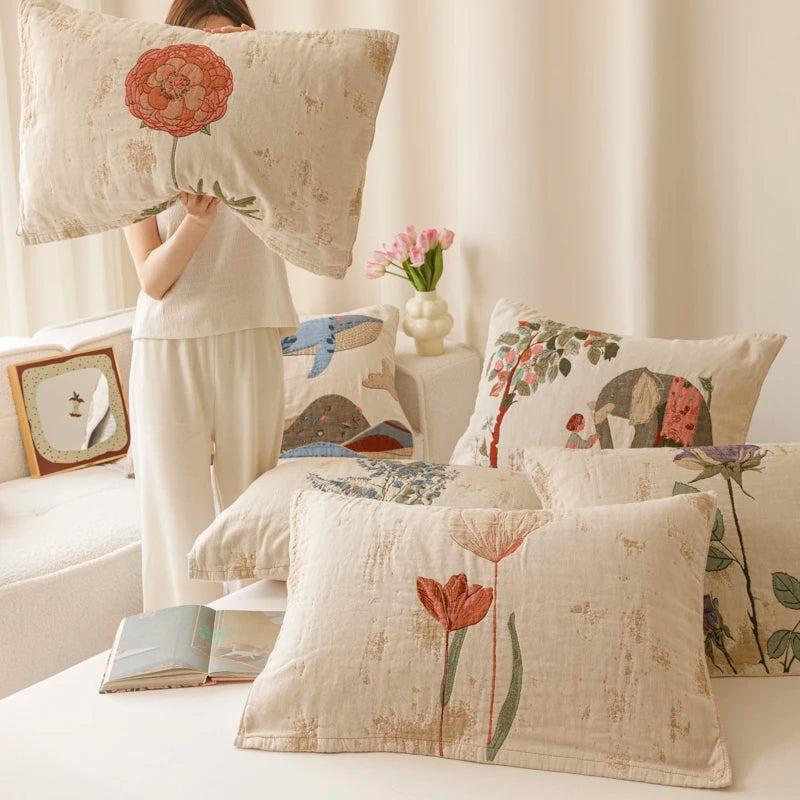 Mode-Kissenbezug – Jacquard Polyester, 52x75cm