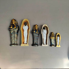 Ägyptische Pharaonenstatue - Harz Design - 12cm Mumie