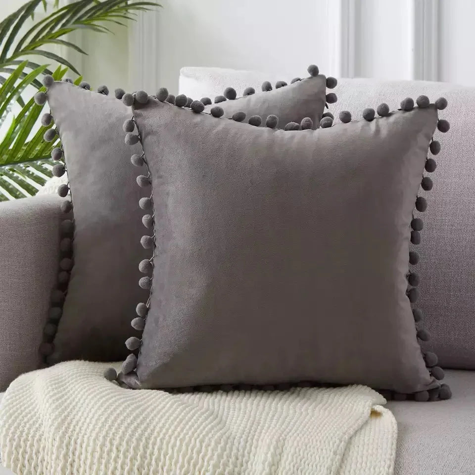 Samt-Kissenbezug – Nordic Design, 45×45 cm