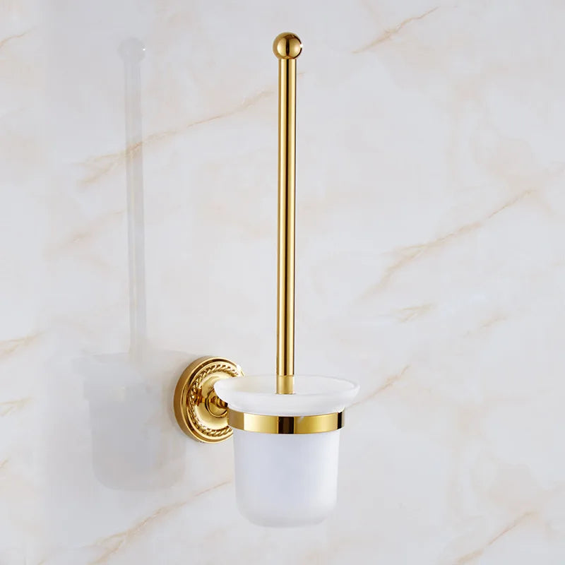 Luxus Gold Messing Badezimmer Set – Wandmontage