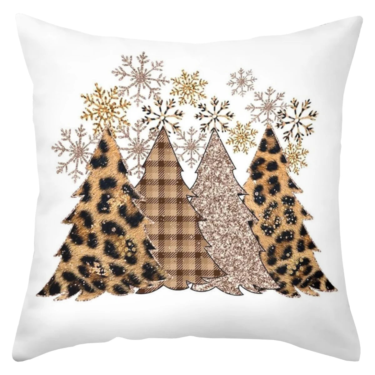 Christbaum Kissen - Print Design - Bett, 45x45cm