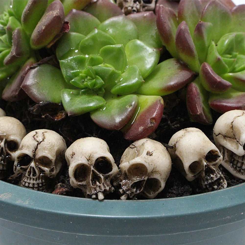 Halloween-Deko – Gothic-Schädel-Set – Vielseitige Ornamente