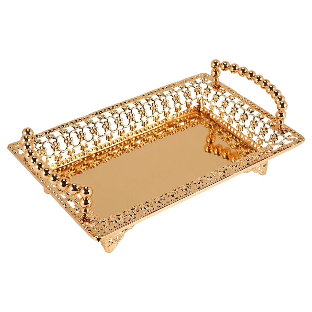 Früchteschale – Europäisches Design in Gold – 27x18x8CM