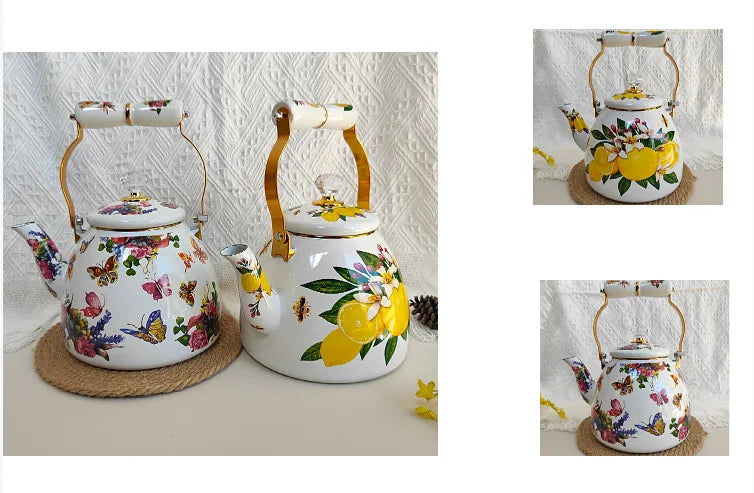 Emaille Kessel – Leichter Luxus – 2.8 Liter