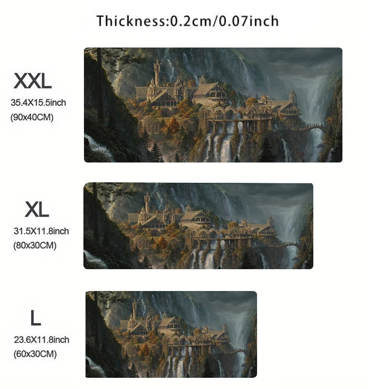 Gaming-Mauspad – Robustes Design – 100x50cm