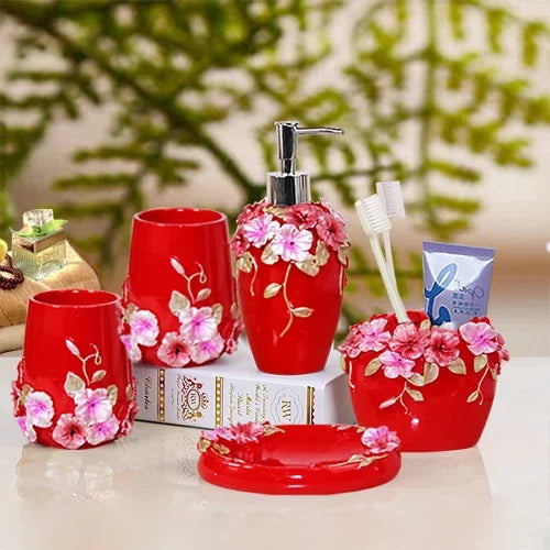 Resin Bad Set – Modernes Design – 5/6 Teile