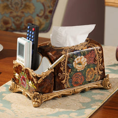 Luxus Resin Taschentuchbox – Europäischer Stil
