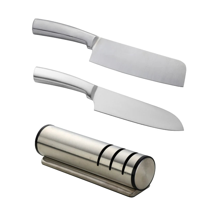 Messerschärfer – Edelstahl Design – Küchen-Essential