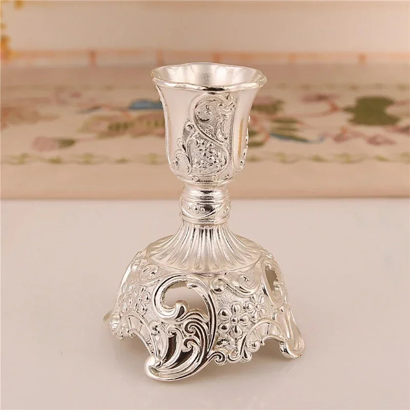 Retro Kerzenhalter Set – Zinklegierung – Europäischer Stil