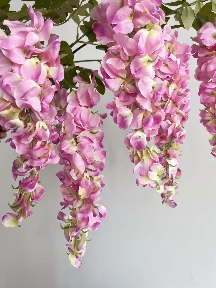 Wisteria Blumenranke – Seidenfloristik – 108cm Länge, Innenbereich