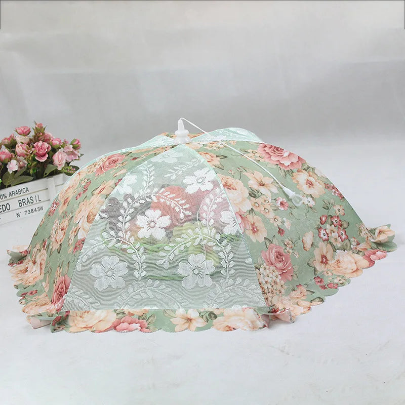 Schirmförmige Speiseabdeckung – Spitze Jacquard – 80 cm Durchmesser