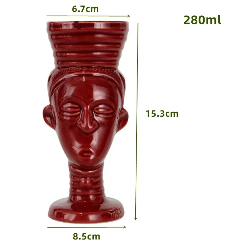 Keramische Tiki-Becher – Amerikanisch Handgemacht – 201-700ml