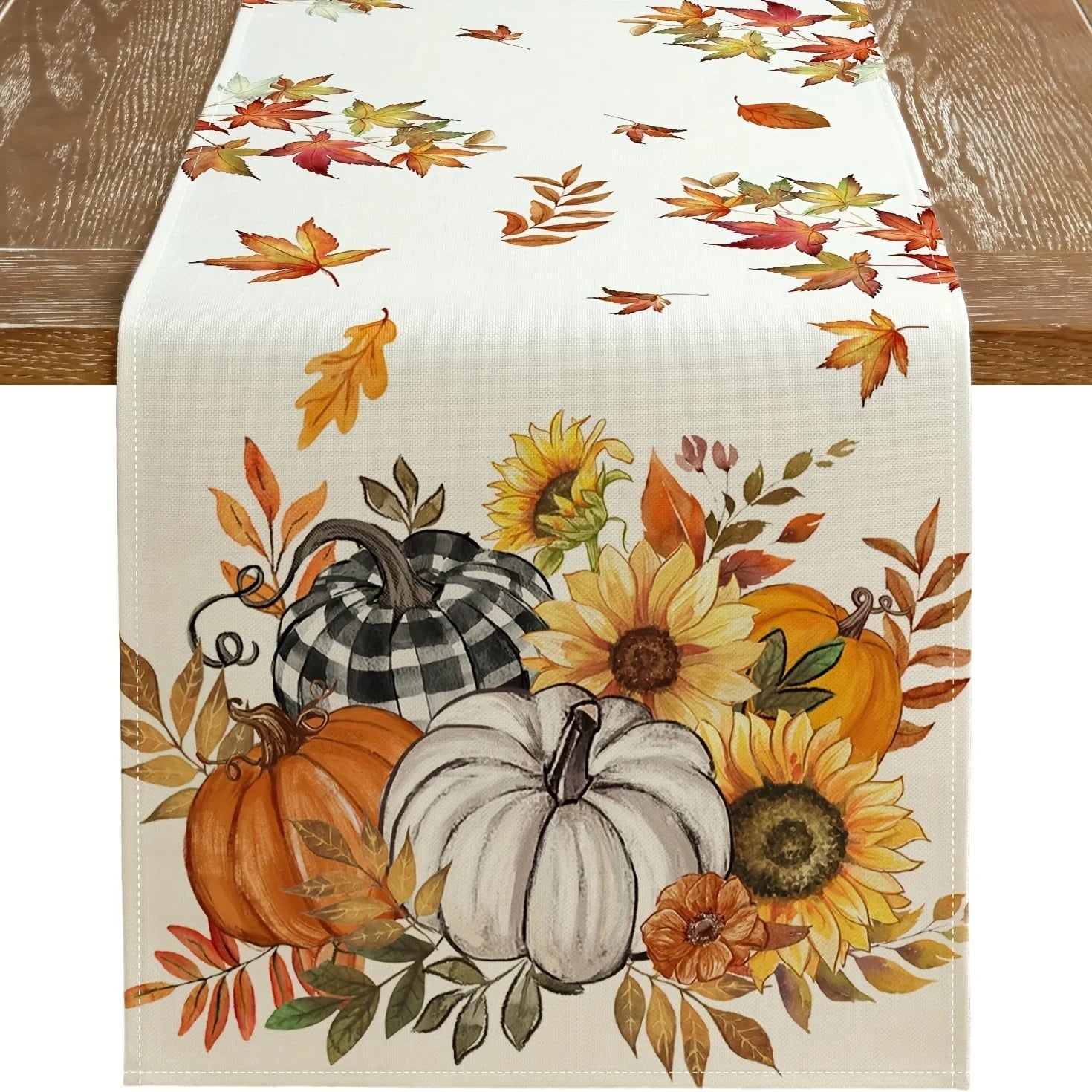 Halloween Tischläufer – Polyester Herbstdesign – 260 cm