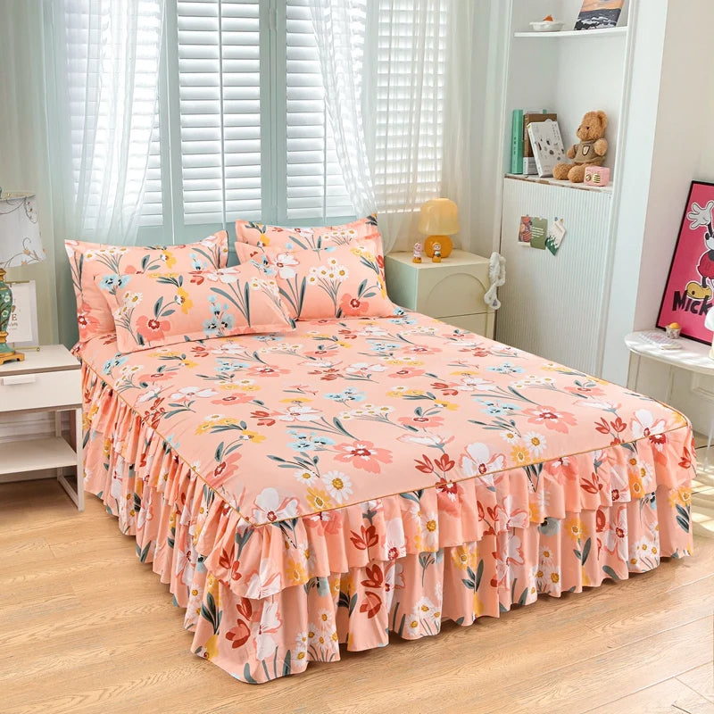 Floral Bettvolant – Strick-Polyester – Verschiedene Grössen