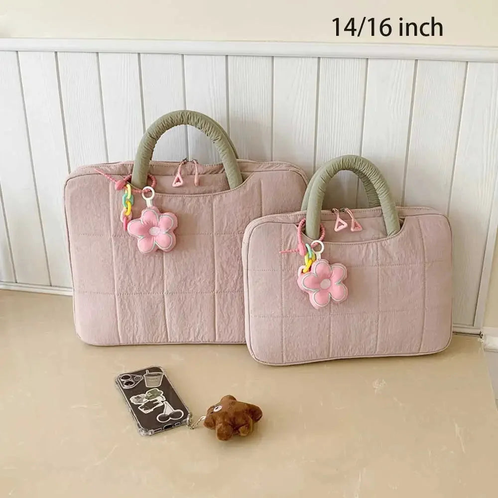 Laptop-Hülle – Polyester Karo – 14/16 Zoll Optionen