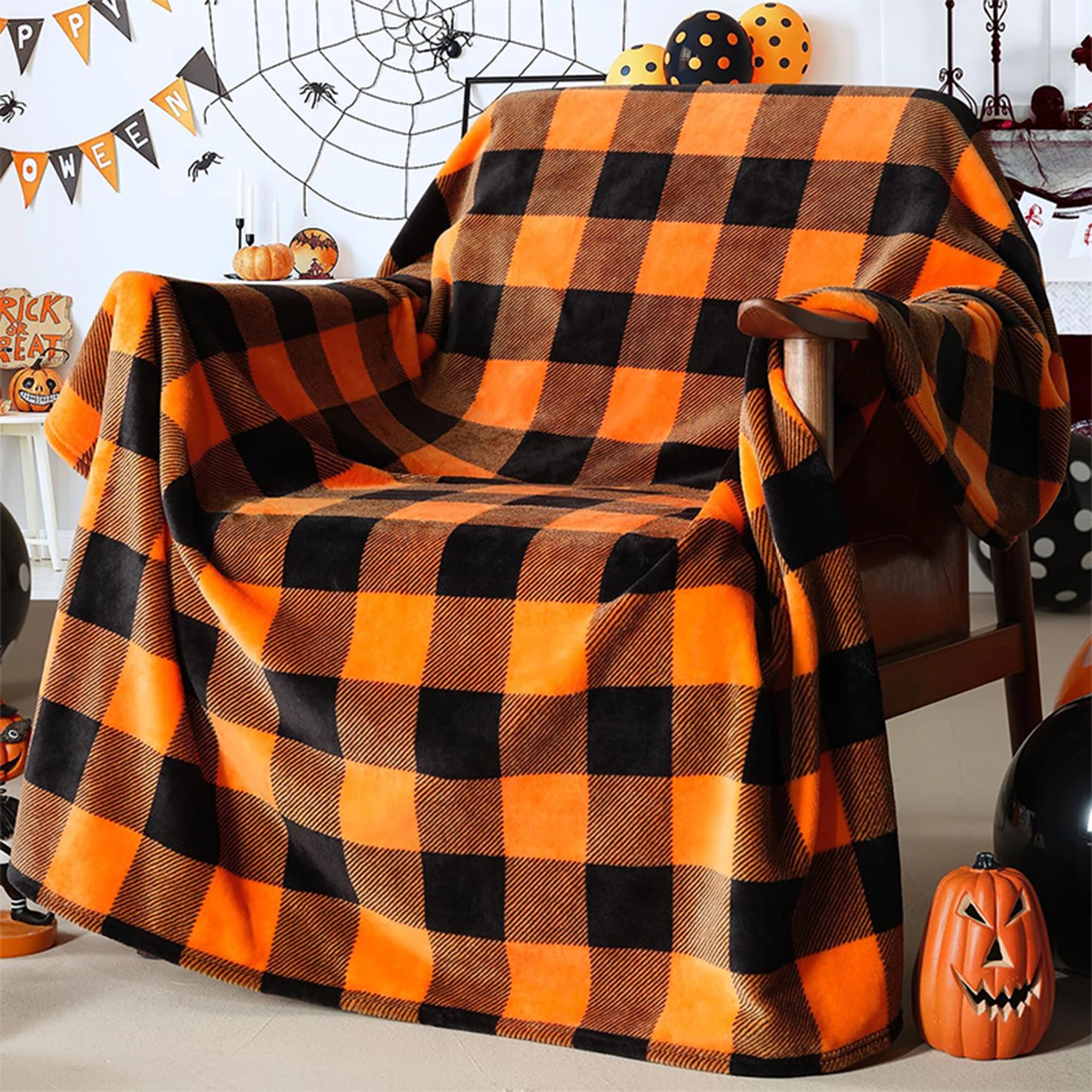 Halloween Decke – Flanellweich Gemütlich – 150x130 cm
