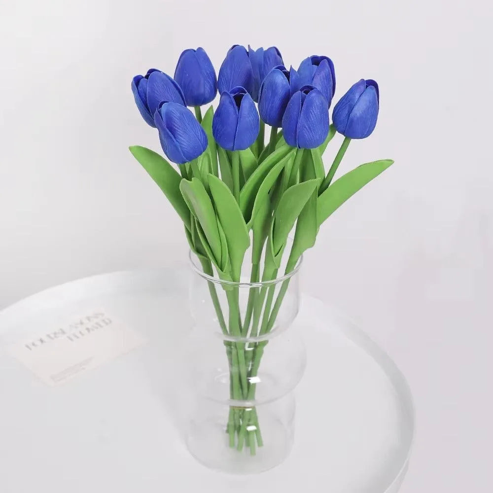 Tulpen Kunstblumenstrauss – Real Touch Schaum – Deko
