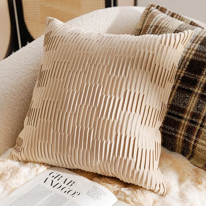 Nordisches Kissenbezug – Florales Polyester/Baumwolle – 30x50/45x45cm