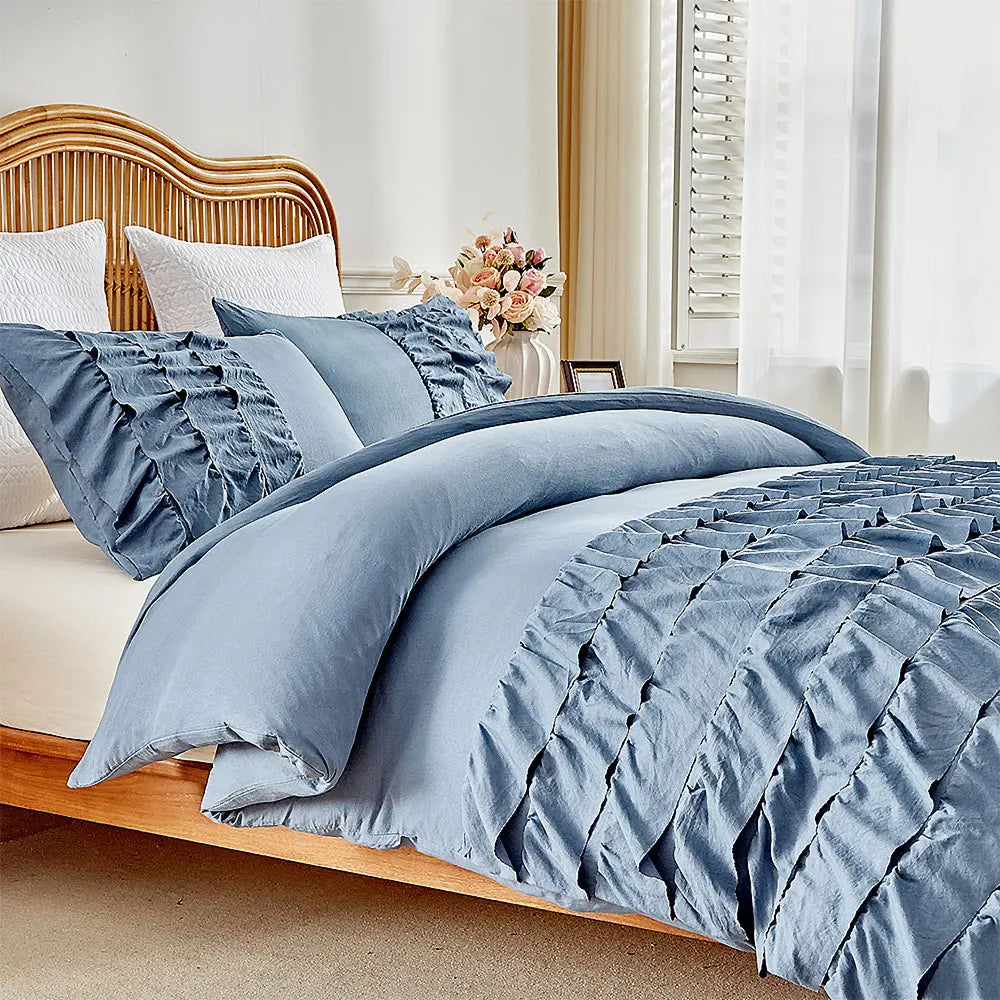 Bettdeckenbezug Set – Rüschen-Prinzessin – Verschiedene Grössen